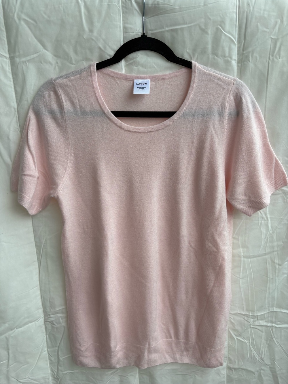 Lavon Women's Short Sleeve Tee in Light Pink